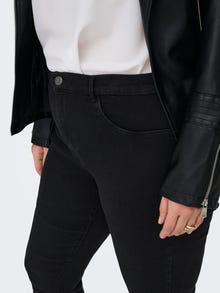 ONLY CARSTORM Hohe Taille Skinny Fit Jeans -Black - 15174946