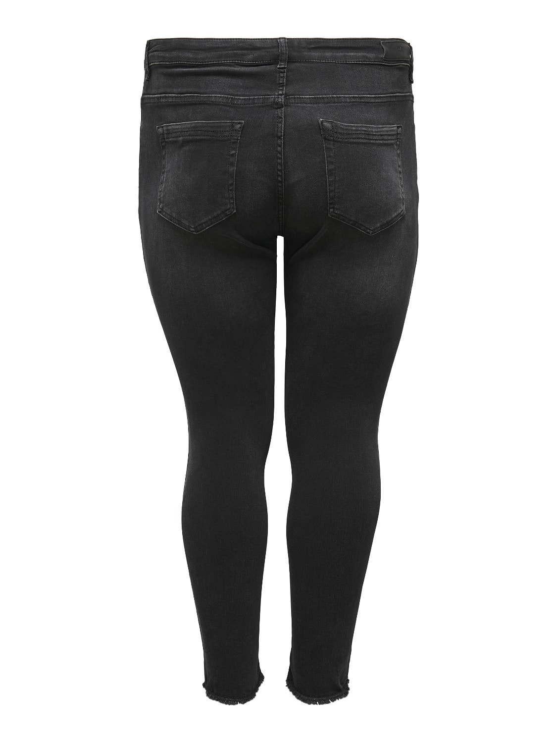 ONLY Curvy CARwilly reg ankle Jeans skinny fit -Black - 15174949