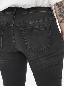 ONLY Curvy CARwilly reg ankle Skinny fit jeans -Black - 15174949