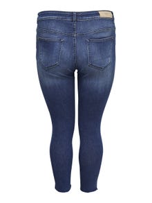 ONLY Curvy Carwilly reg ankle Jean skinny -Medium Blue Denim - 15174950