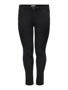 ONLY CARKARLA Normal talje Skinny fit Jeans -Black - 15174952