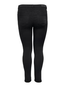 ONLY CARKARLA Normal talje Skinny fit Jeans -Black - 15174952