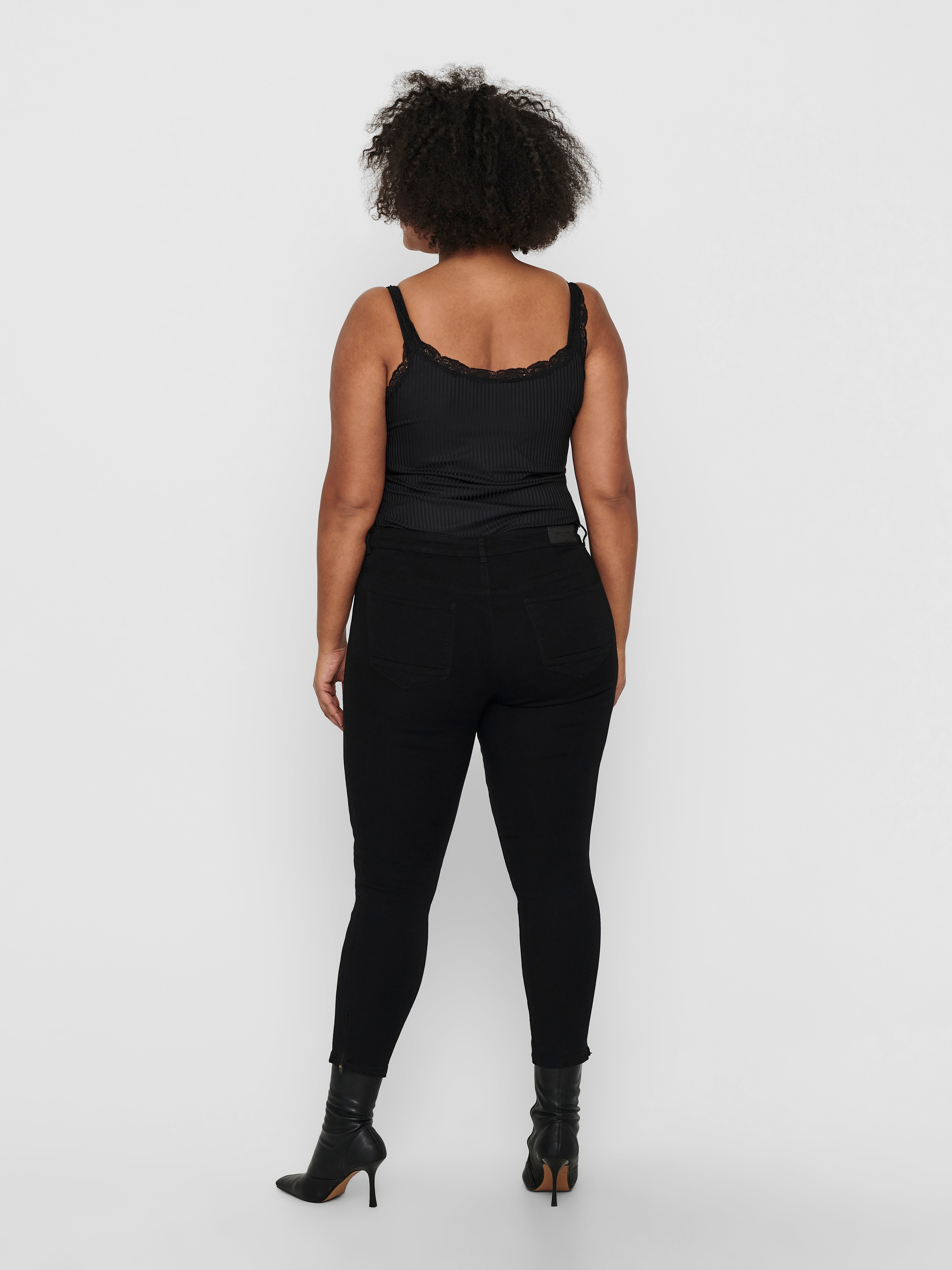 Thumbnail - Carkarla Mittlere Taille Skinny Fit Jeans