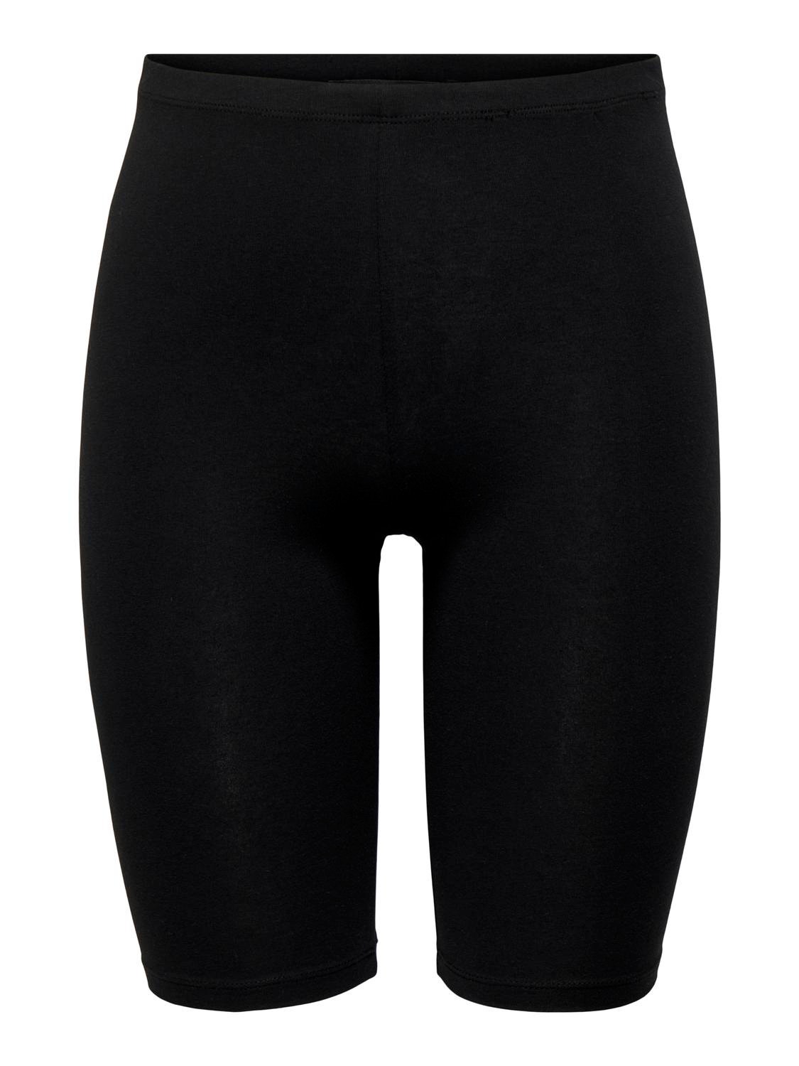 ONLY Stretch-Bikerhose Shorts -Black - 15174969