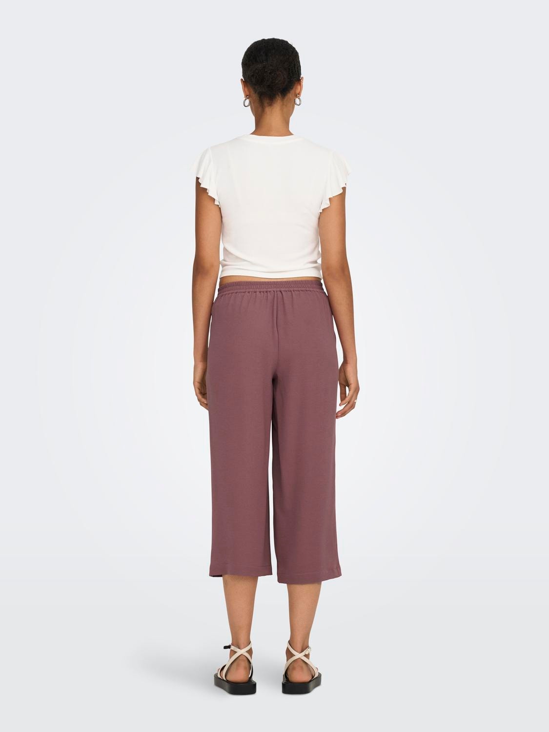 ONLY Regular Fit Trousers -Rose Brown - 15174974