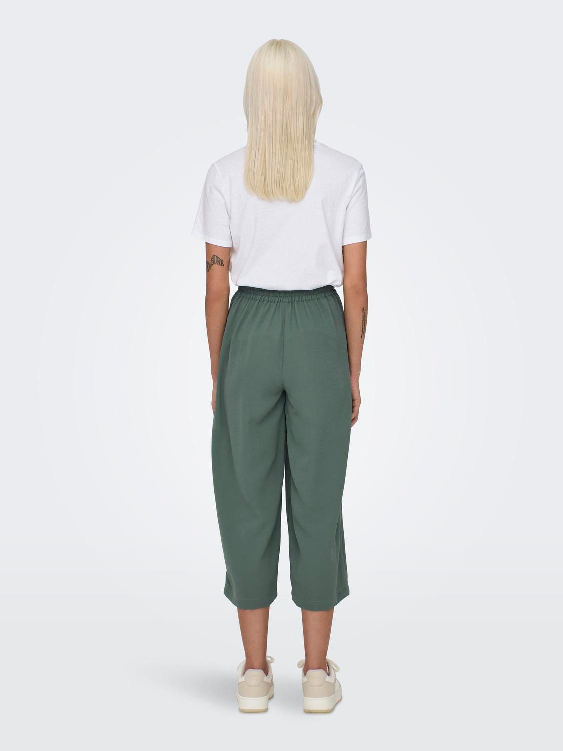 ONLY Regular Fit Trousers -Balsam Green - 15174974