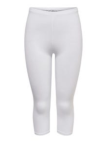 ONLY Regular Fit Leggings -White - 15175392