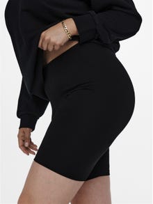 ONLY Ceñidos en tallas grandes Shorts -Black - 15176212