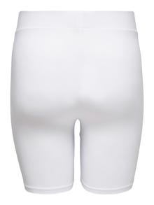ONLY Curvy bike Shorts -White - 15176212