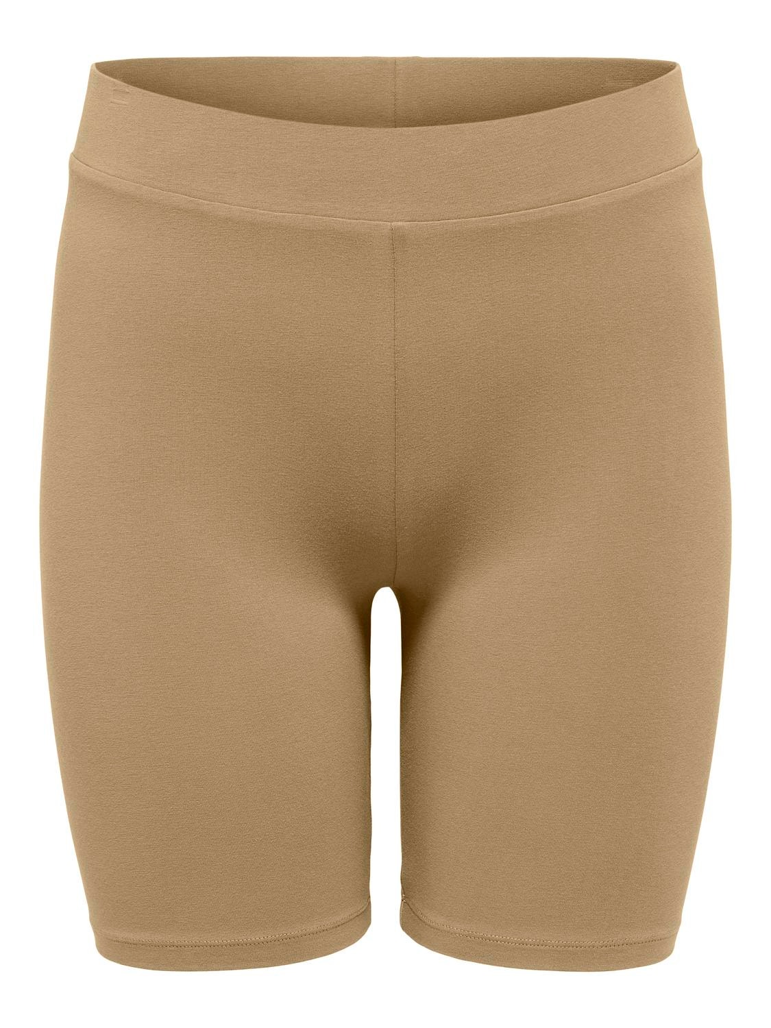 ONLY Ceñidos en tallas grandes Shorts -Tannin - 15176212