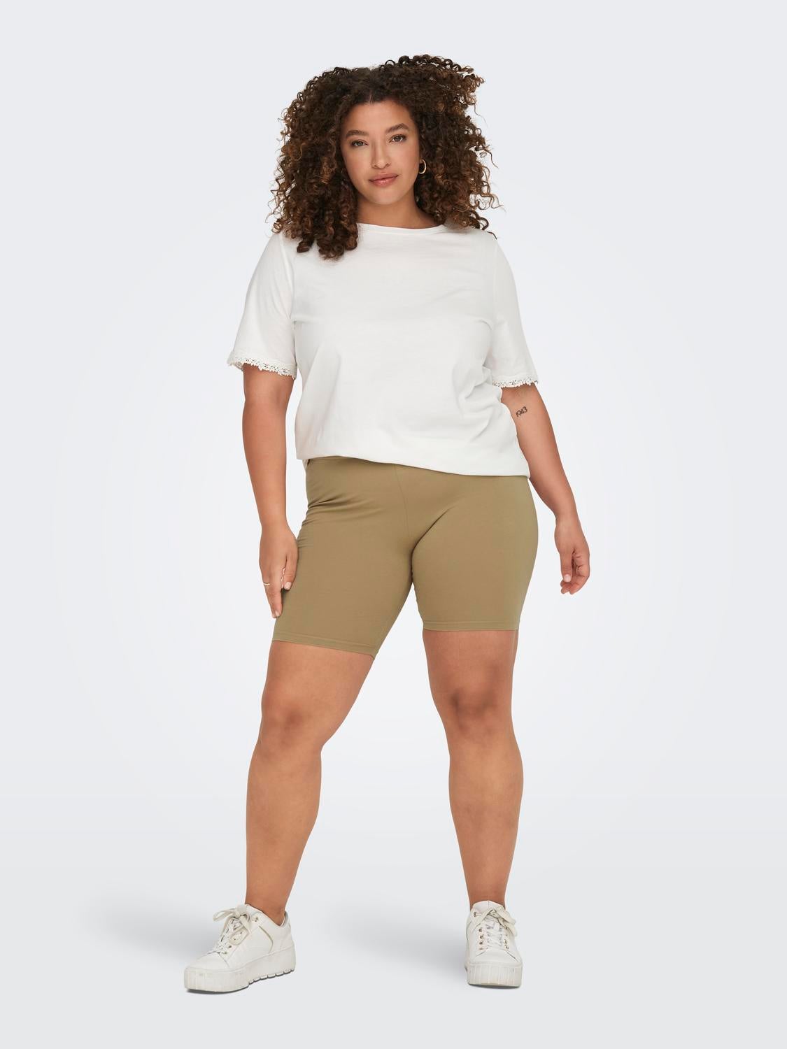 Curvy discount bike shorts