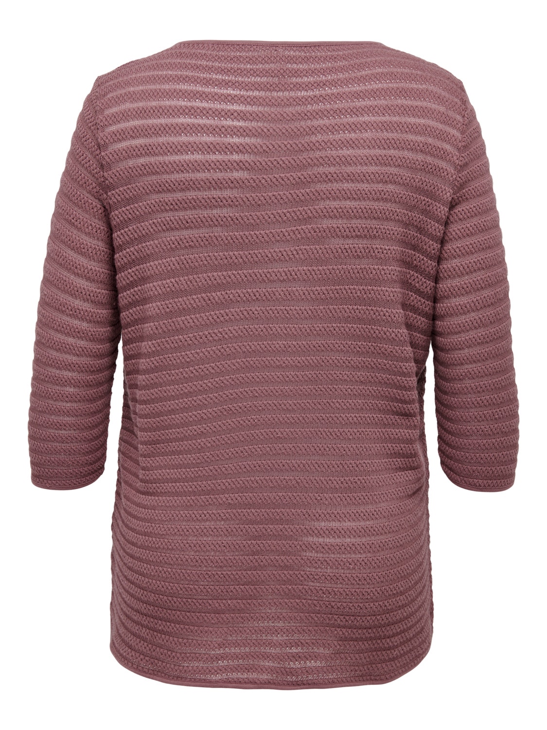 ONLY Curvy texture Knitted Cardigan -Rose Brown - 15176779