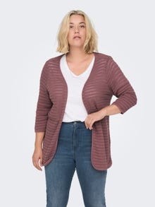 ONLY O-Neck Knit Cardigan -Rose Brown - 15176779