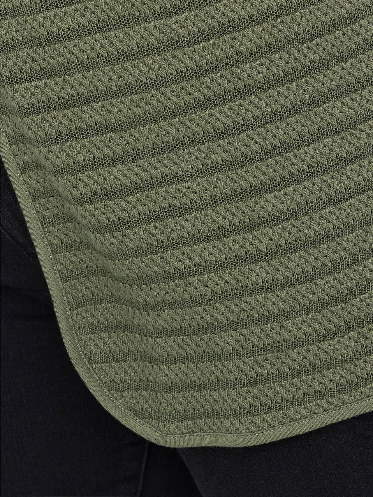ONLY Curvy texture Knitted Cardigan -Kalamata - 15176779