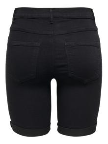 ONLY Pluie mi-long Shorts en jean -Black - 15176847