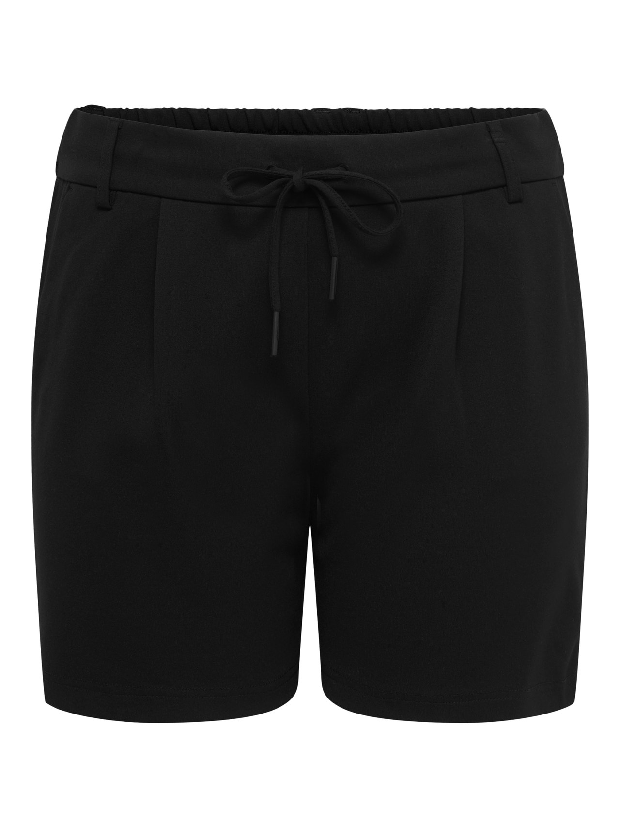 ONLY De punto especial tallas grandes Shorts -Black - 15177161