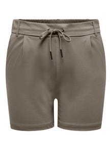 ONLY De punto especial tallas grandes Shorts -Walnut - 15177161