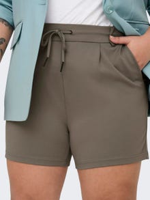 ONLY Curvy Sweat Shorts -Walnut - 15177161
