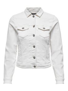 ONLY Spread collar Jacket -White - 15177238