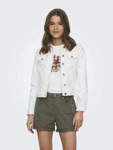 ONLY Spread collar Jacket -White - 15177238