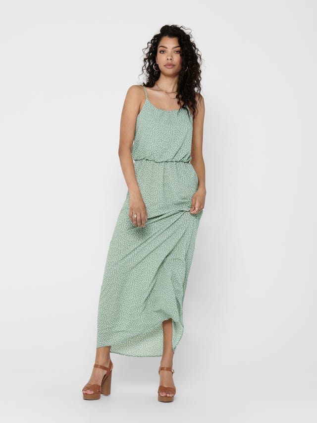 ONLY Maxi kjole med mønster - 15177381