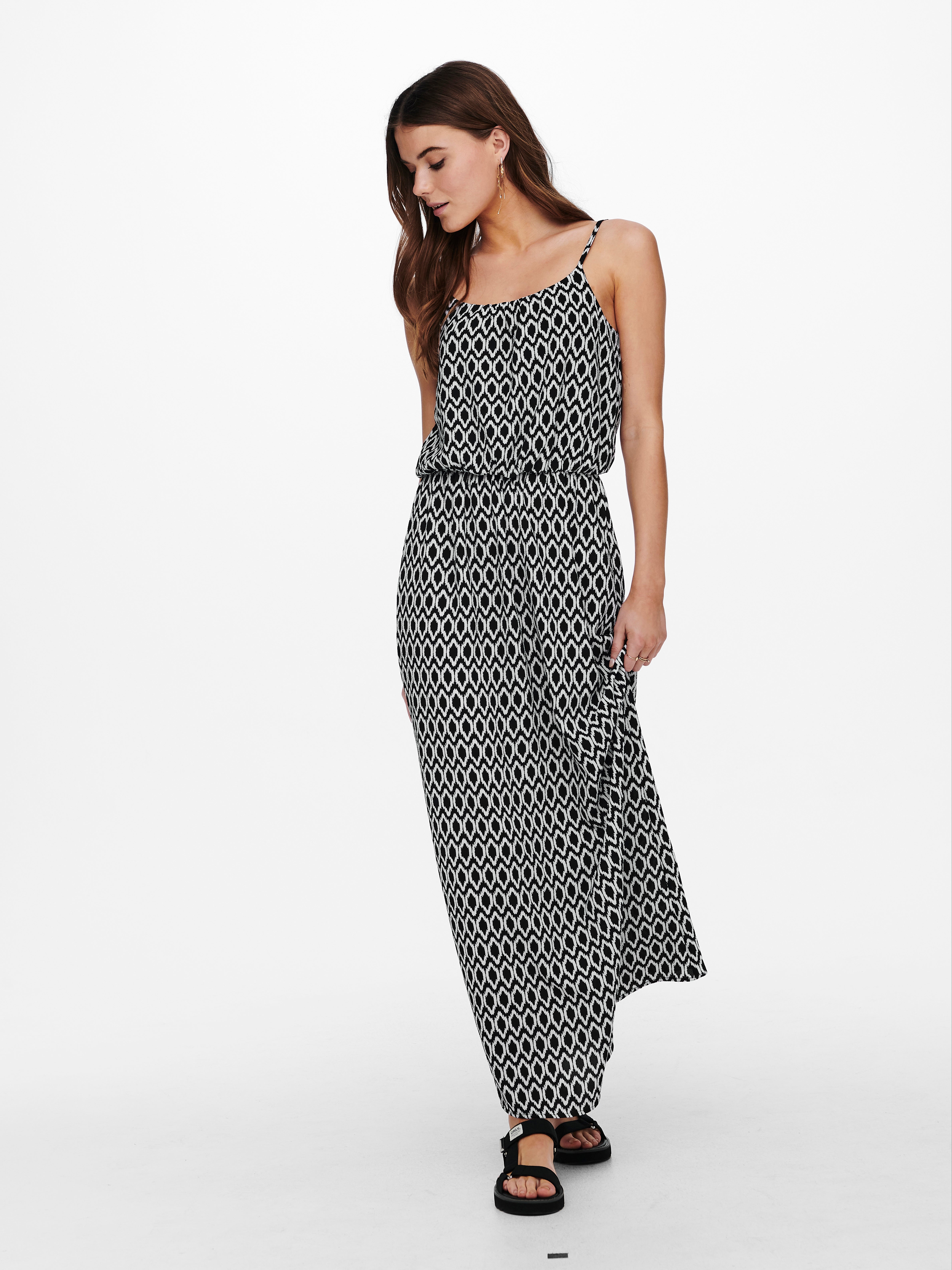 Montecito black print outlet maxi dress