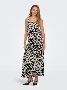ONLY Maxi kjole med mønster -Birch - 15177381