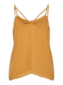 ONLY Regular Fit Round Neck Tank-Top -Mango Mojito - 15177444