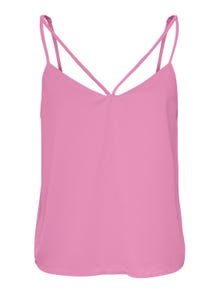 ONLY Regular Fit Round Neck Tank-Top -Fuchsia Pink - 15177444