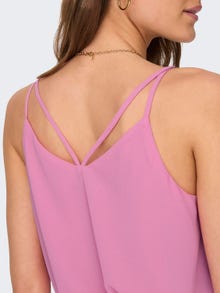 ONLY Camisetas de tirantes Corte regular Cuello redondo -Fuchsia Pink - 15177444