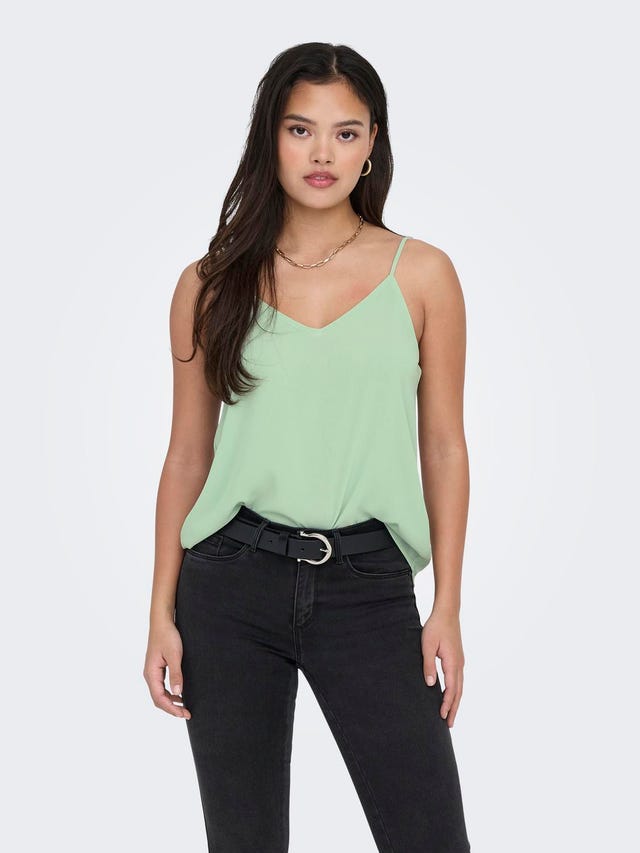 ONLY Regular Fit Round Neck Tank-Top - 15177444