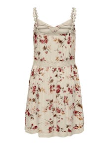 ONLY Short dress with lace details -Creme Brûlée - 15177478