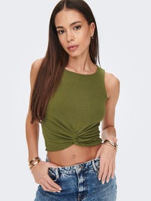 ONLY De corte cropped Top sin mangas -Capulet Olive - 15177490