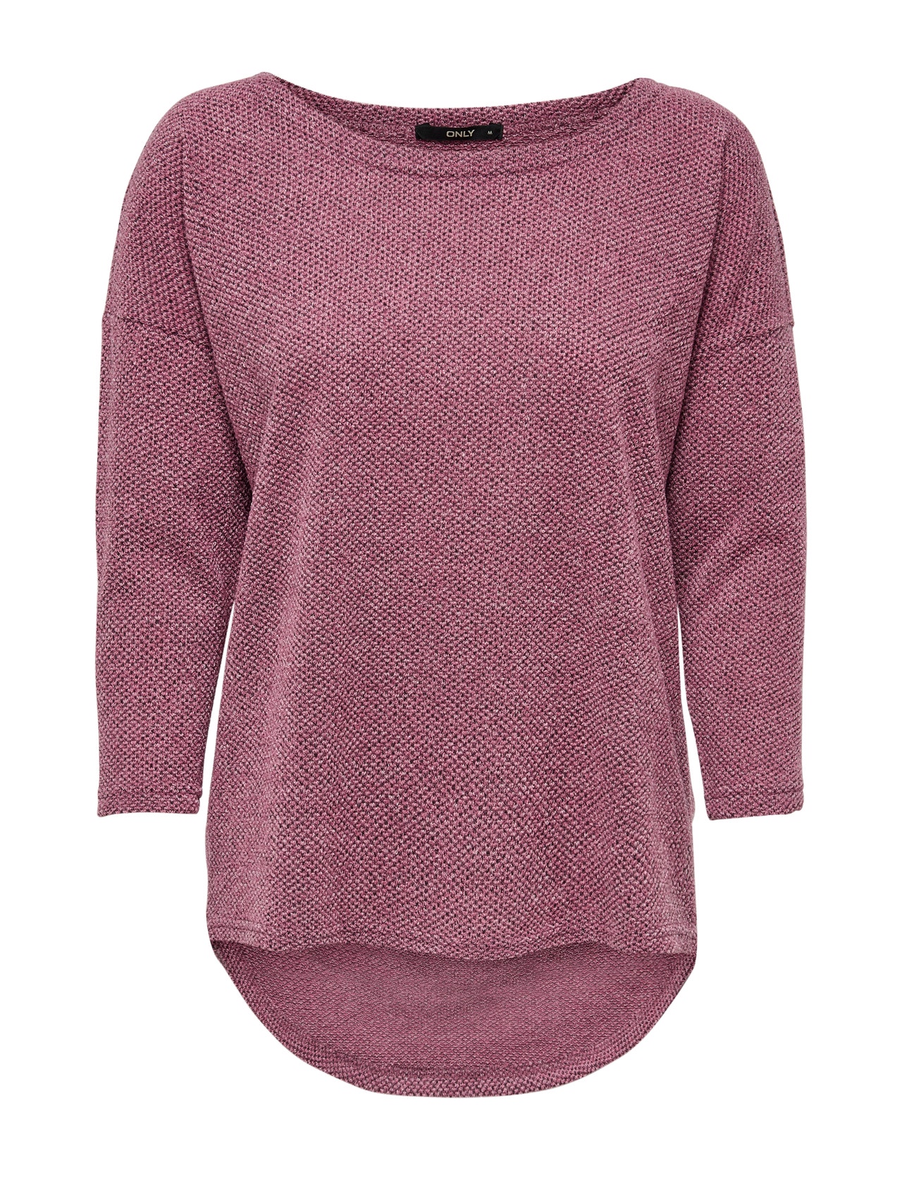 ONLY Loose Fit Round Neck Top -Dry Rose - 15177776