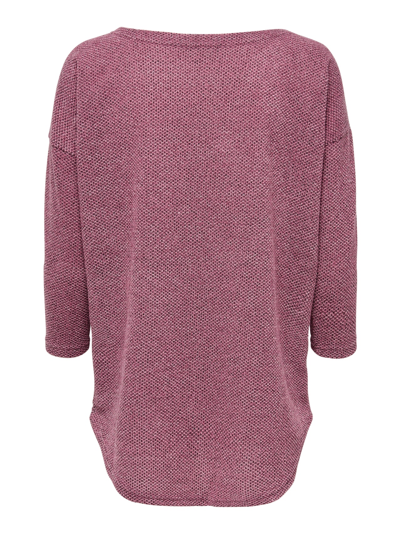 ONLY Oversize 3/4 sleeved top -Dry Rose - 15177776