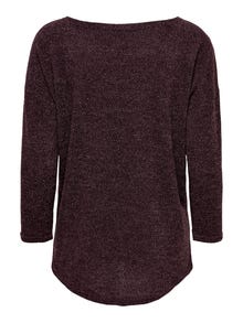 ONLY Oversize 3/4 sleeved top -Winetasting - 15177776