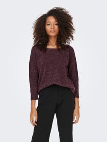 ONLY Tops Loose Fit Col rond -Winetasting - 15177776