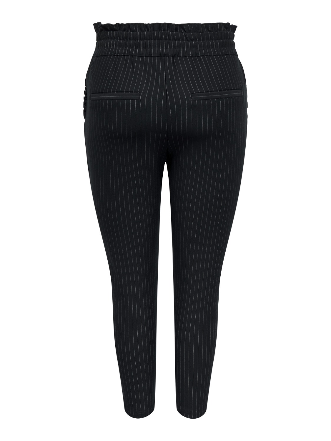 ONLY Petite Pinstriped Trousers -Black - 15177939