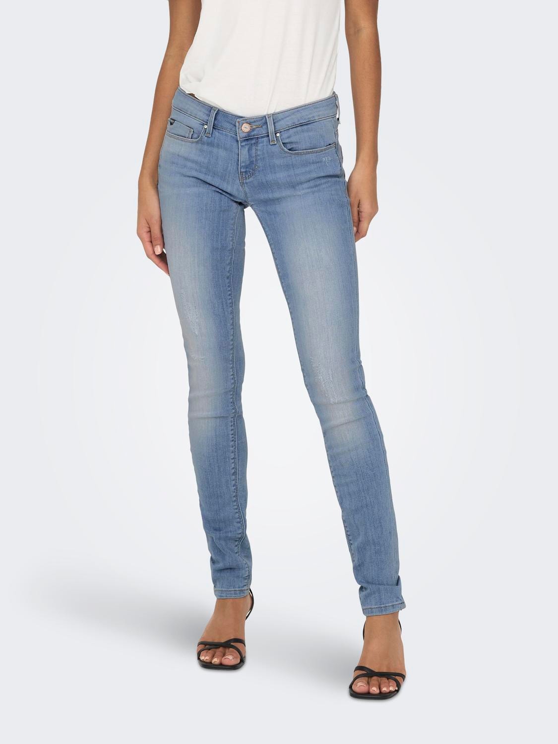 ONLY ONLCoral sl Jeans skinny fit -Light Blue Denim - 15177949