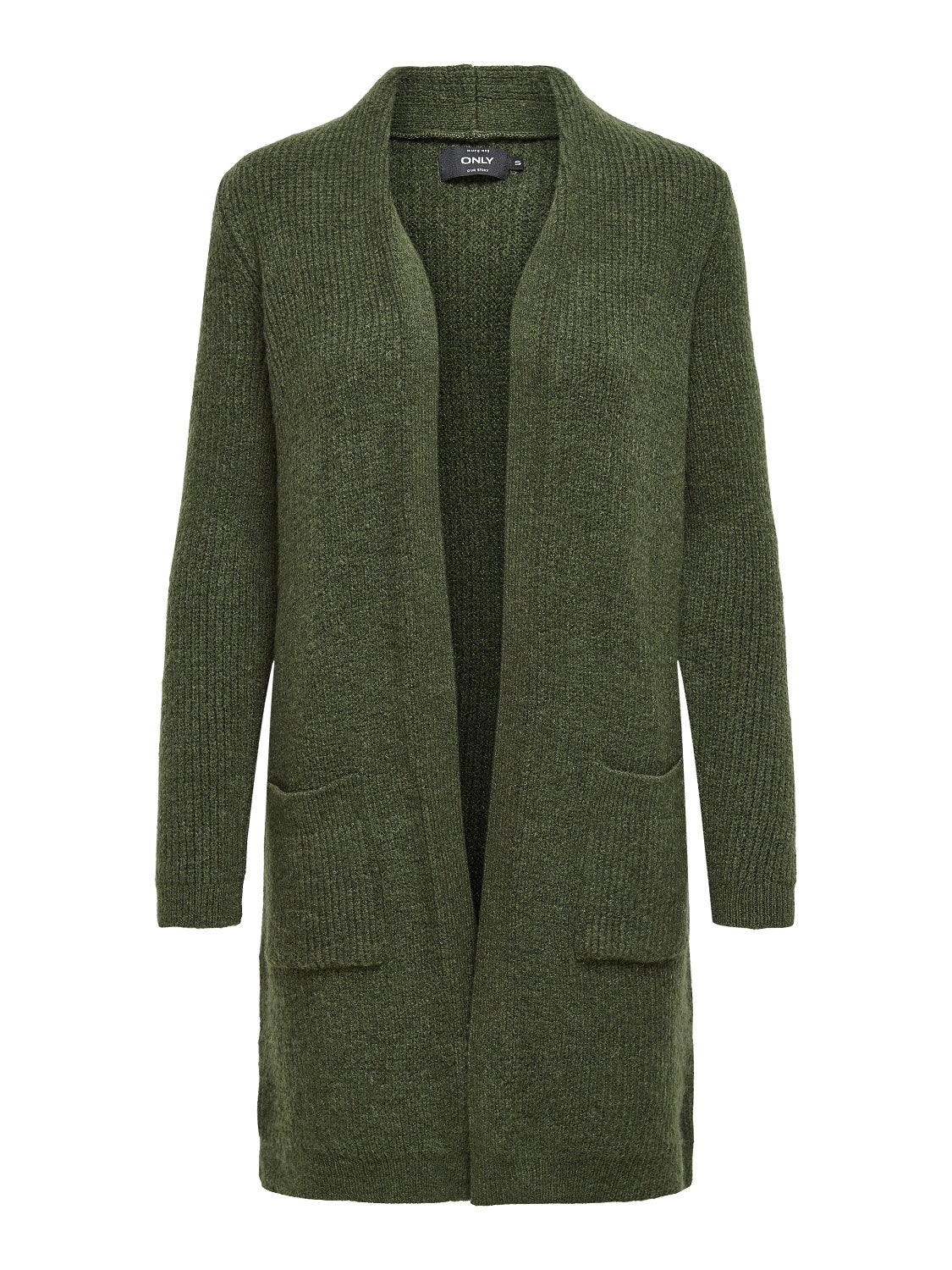 Long khaki outlet cardigan