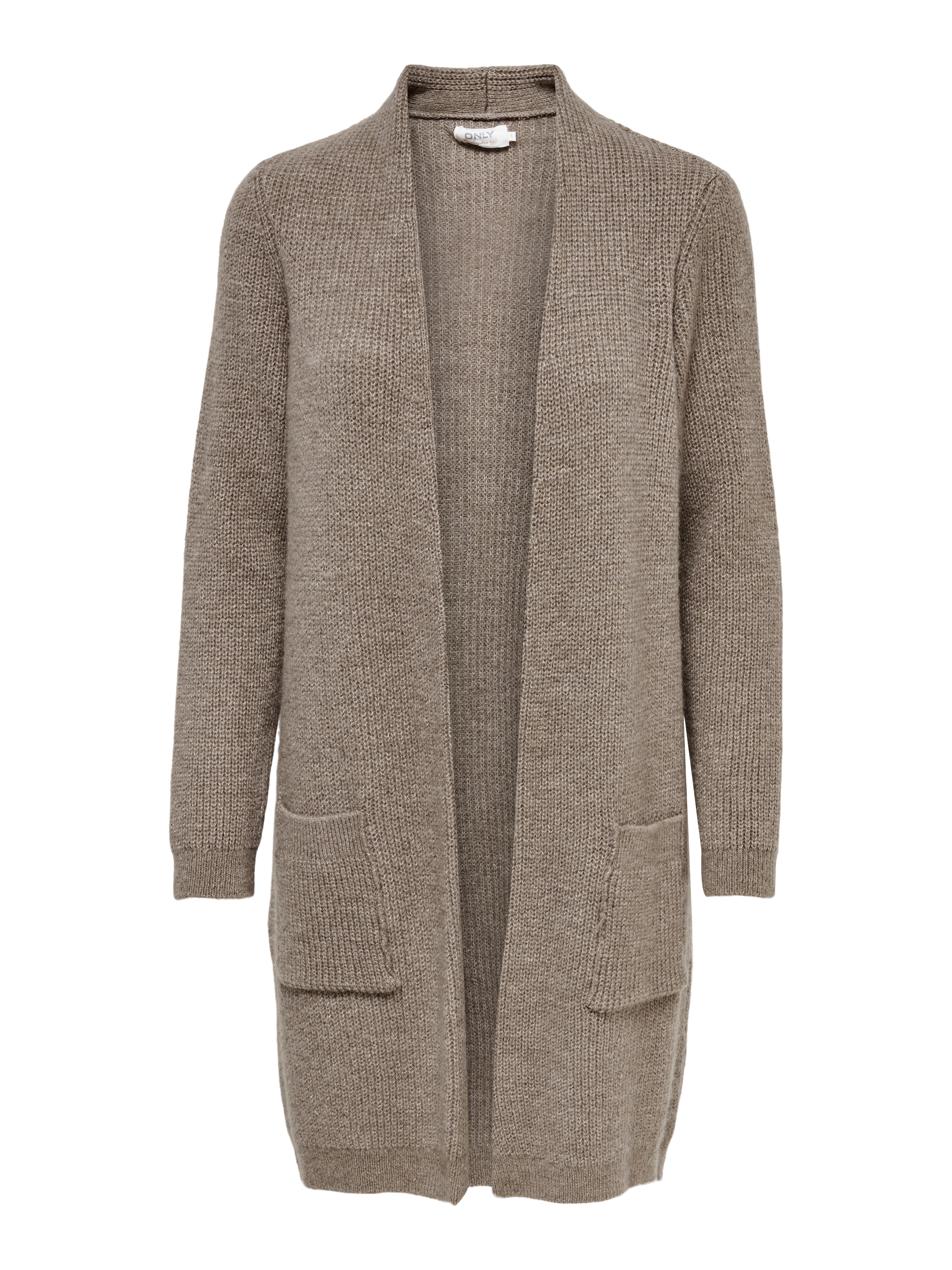 Cardigan Fille New Look – Marron, Col V, Manches Courtes – Taille 8-9 Ans (Très Bon état)