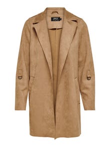ONLY Daim synthétique Manteau -Toasted Coconut - 15179864