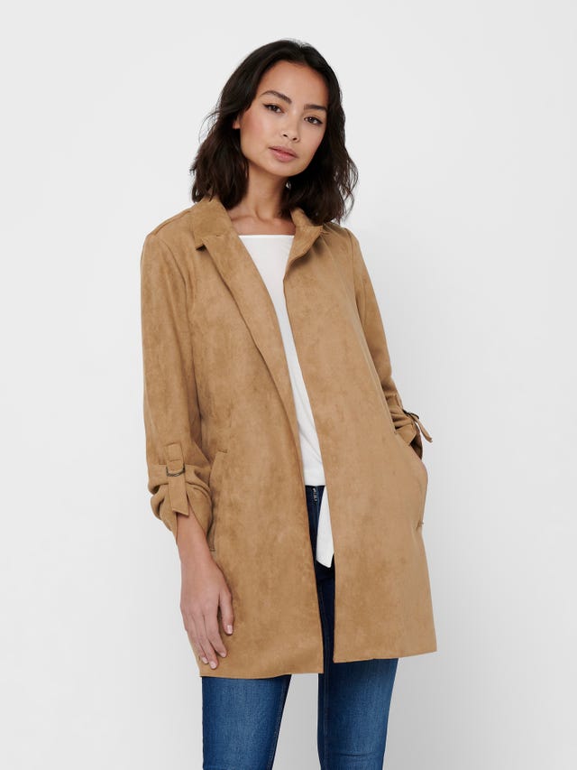 ONLY Faux suede Coat - 15179864