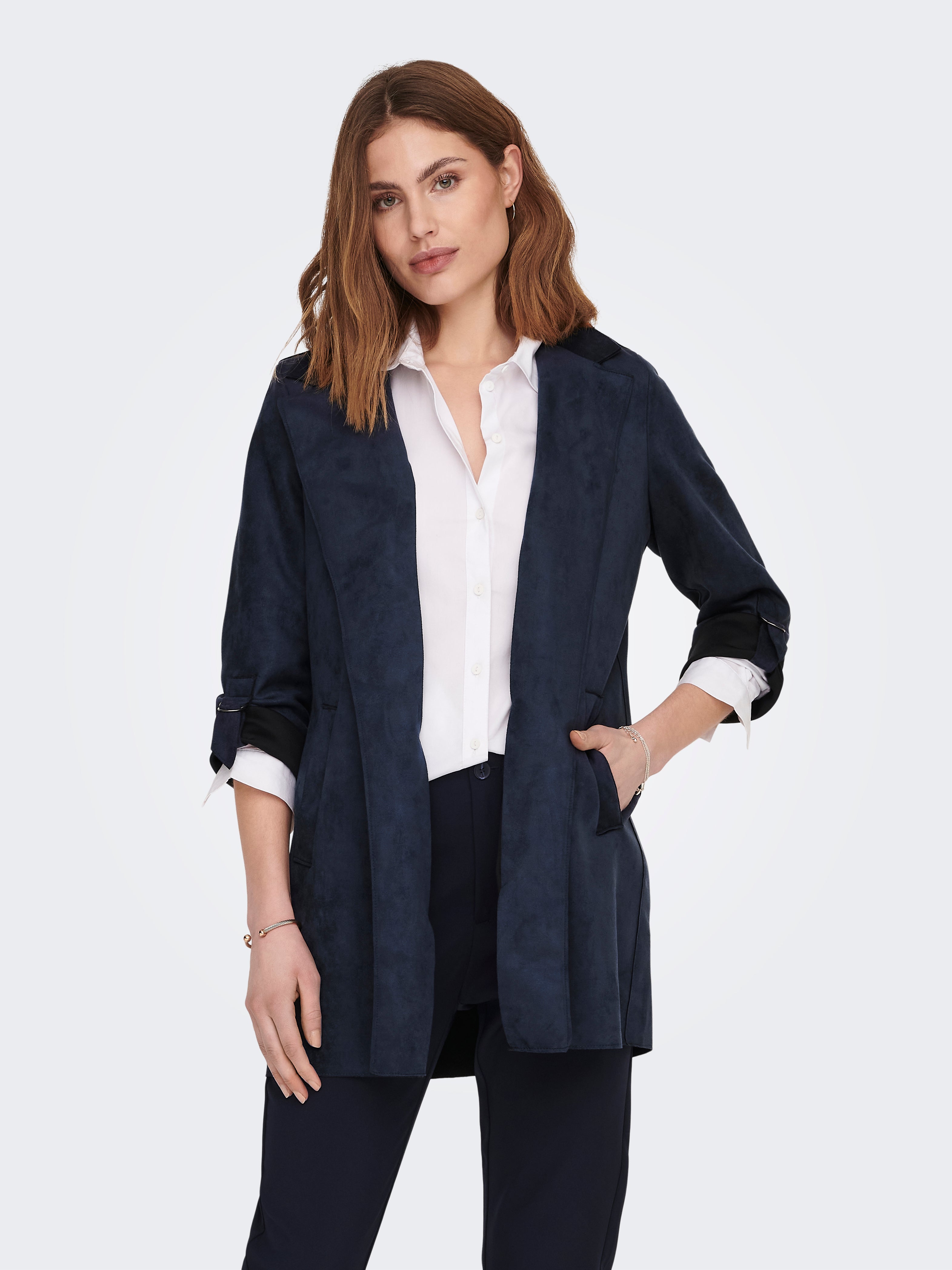 Theory ECO CRUNCH WASH パンツスーツ ネイビー theory luxe 【定価3.5万】セオリー *ECO CRUNCH WASH SOMI E