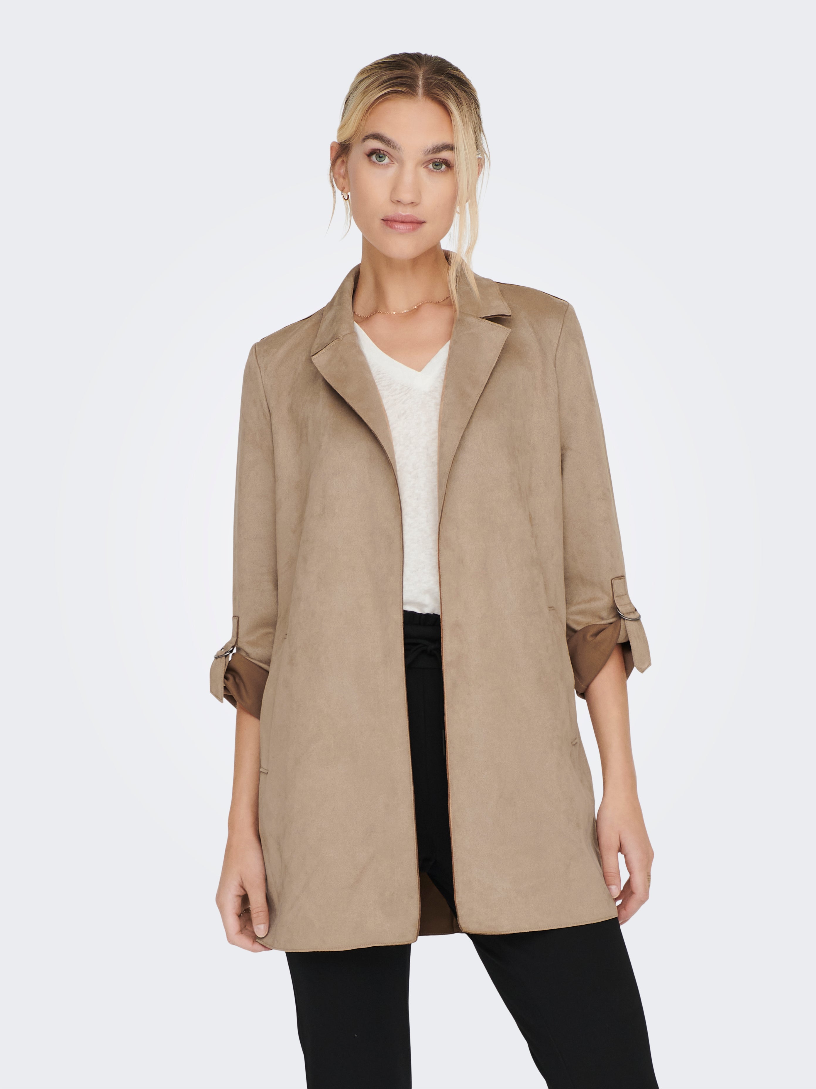 suede coat women's outerwear