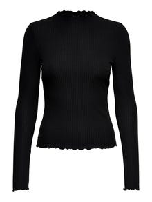 ONLY Tops Comfort Fit Col haut -Black - 15180040