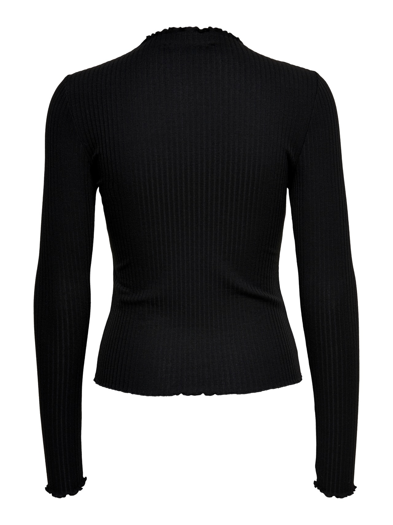 ONLY High neck Long Sleeved Top -Black - 15180040