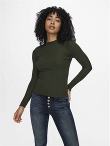 ONLY Comfort Fit High neck Top -Rosin - 15180040
