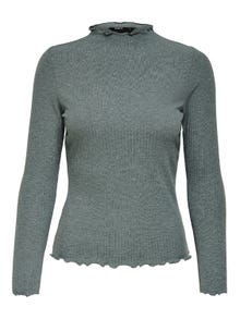 ONLY Comfort Fit High neck Top -Balsam Green - 15180040
