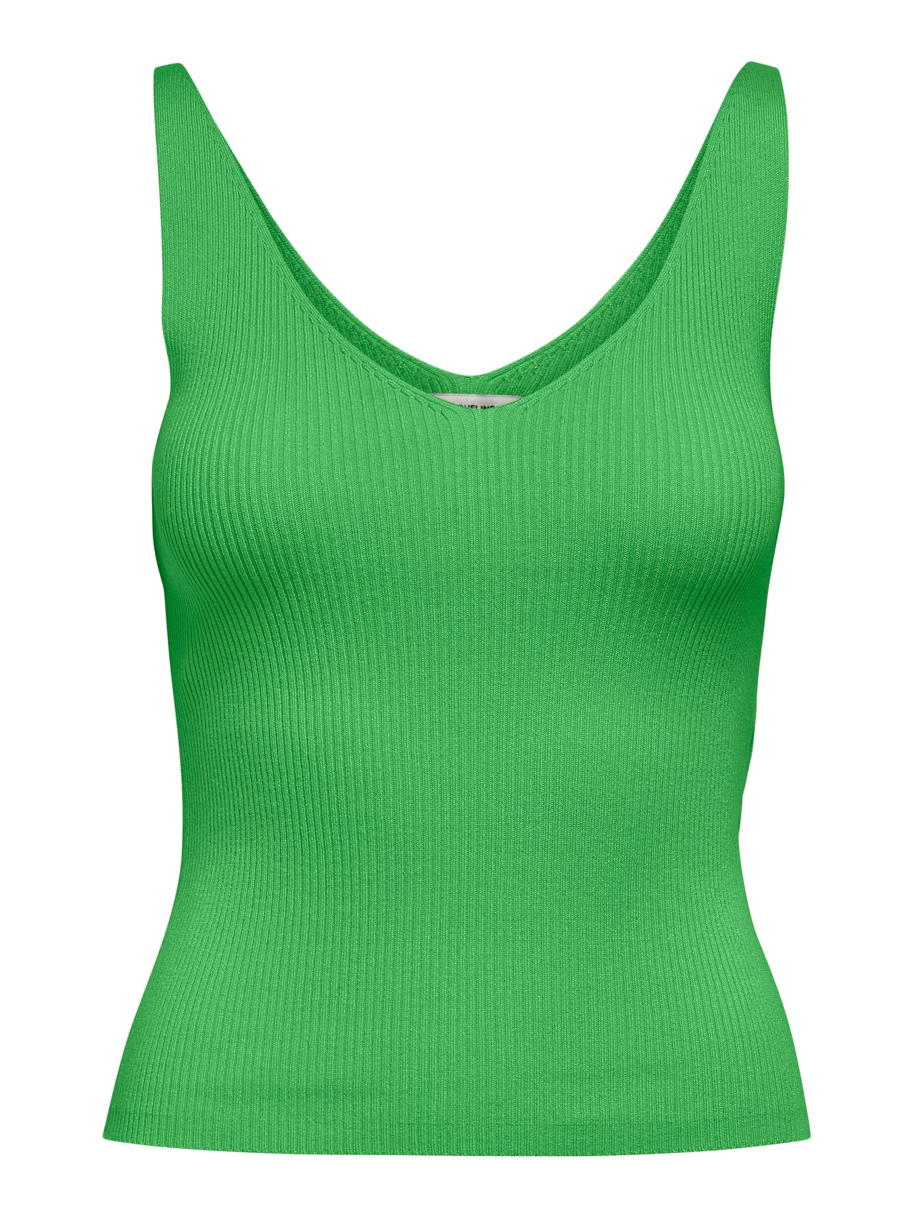ONLY V-neck Top -Kelly Green - 15180497